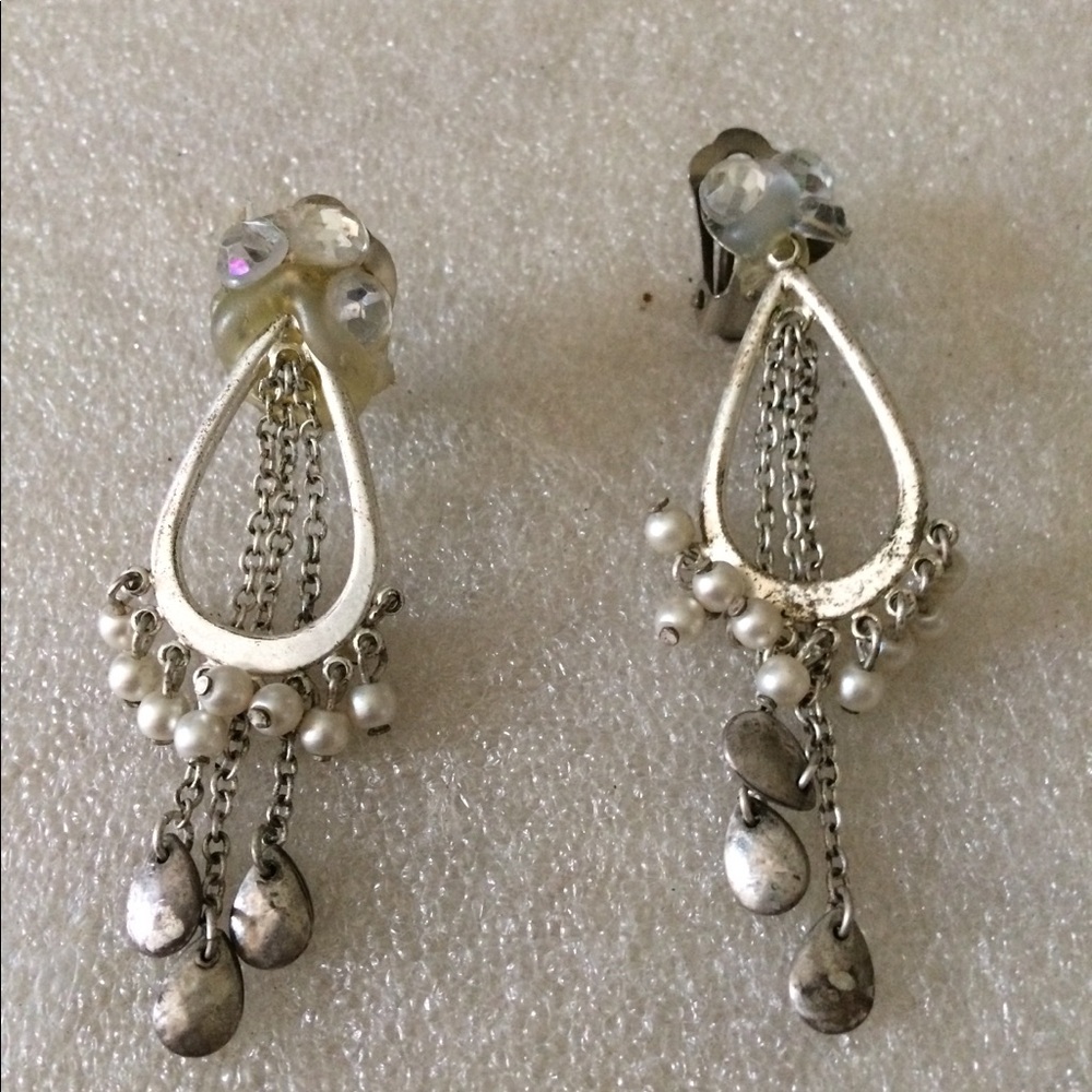 Vintage clip on earrings